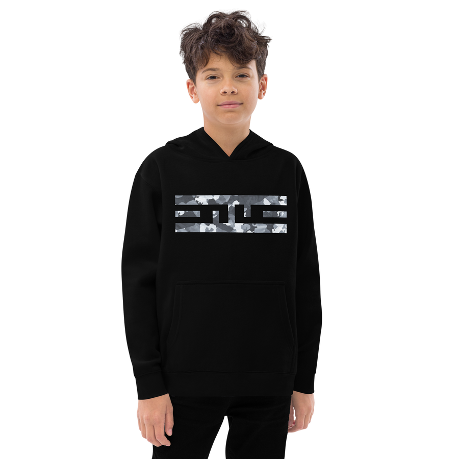 ELITE® Camo Block Youth Hoodie · Snow
